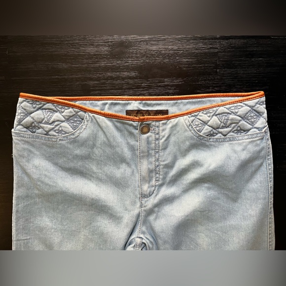 Louis Vuitton quilted jeans